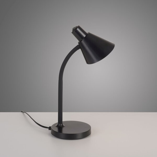 Lampe de bureau LED Métal 38 cm Noir 4 W Moderne