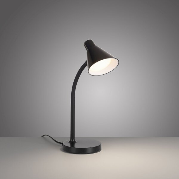 Lampe de bureau LED Métal 38 cm Noir 4 W Moderne