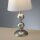Lampe de table Abat-jour tissu Métal Crème Bronze 36 cm E27