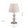 Lampe de table Abat-jour tissu Métal Crème Bronze 36 cm E27