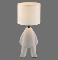 Lampe de chevet céramique tissu Teddy 38 cm E27...