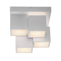 Plafonnier LED Métal Cube L:30 cm 2400 lm 3000 K