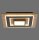 Lampe de plafonnier LED bois métal 2150 lm confortable faible éblouissement