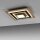 Lampe de plafonnier LED bois métal 2150 lm confortable faible éblouissement
