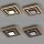 Lampe de plafonnier LED bois métal 2150 lm confortable faible éblouissement