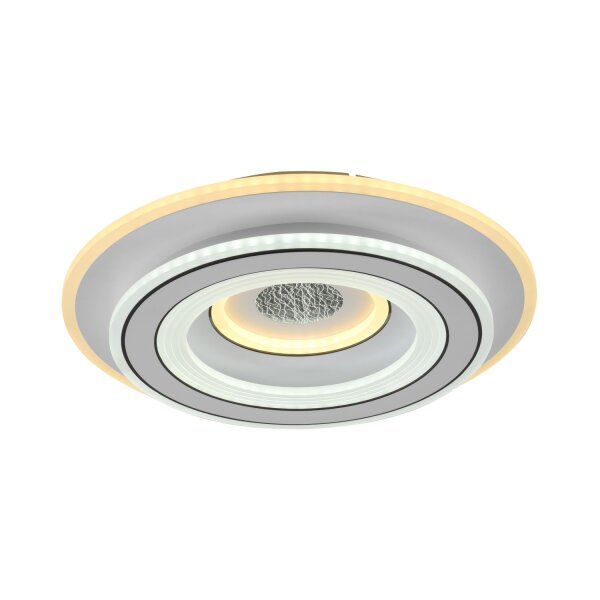 Lampe de plafonnier à LED blanche Variateur Ø40 cm 5100 lm Veilleuse
