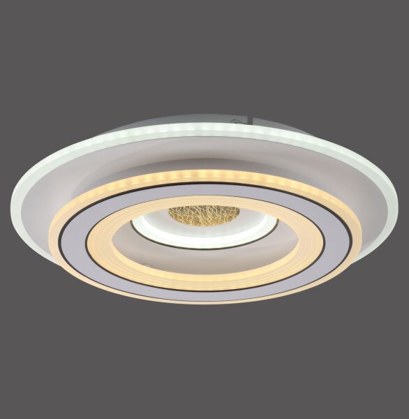 Lampe de plafonnier à LED blanche Variateur Ø40 cm 5100 lm Veilleuse