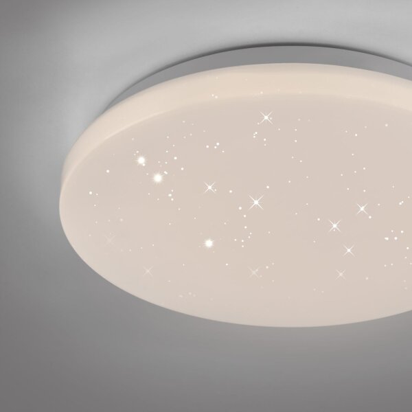 Lampe de plafonnier LED Ciel étoilé Ø22 cm 3000 K confortable
