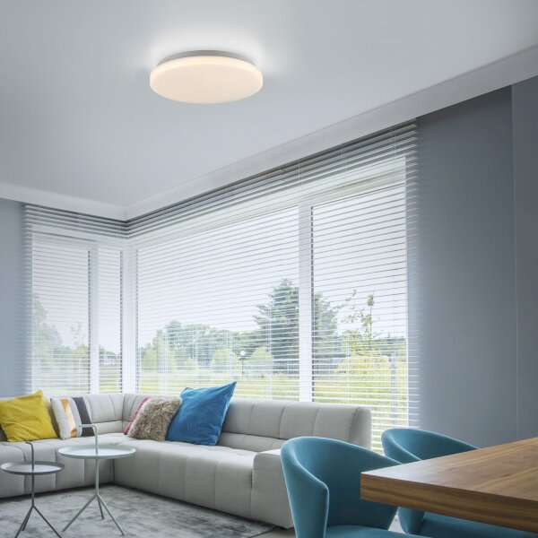 Blendarme Lampe de plafonnier LED Blanc Ø22 cm rond 8 W confortable