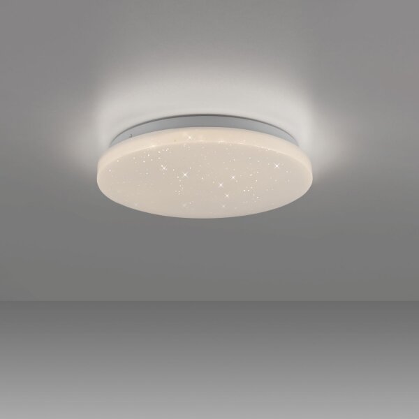 Lampe de plafonnier LED Ciel étoilé Ø26 cm 1375 lm confortable