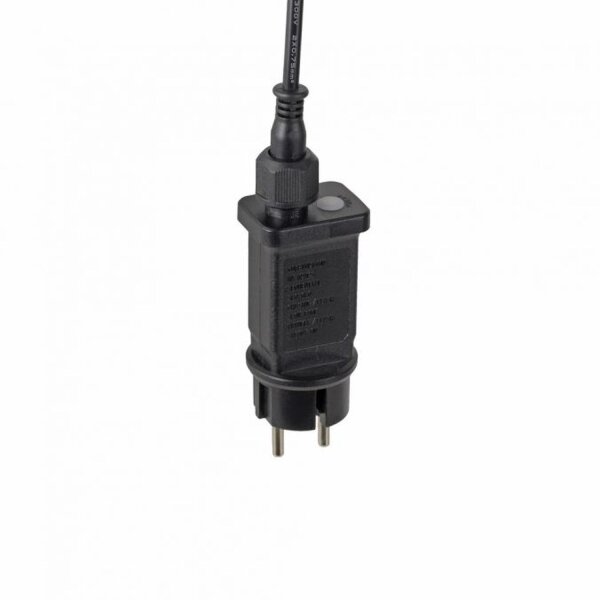 Lampe dallée LED avec piquet de terre Lot de 2 66 cm IP65 Noir