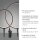 Lampe dallée LED avec piquet de terre Lot de 2 66 cm IP65 Noir
