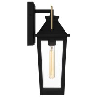 Lampe dextérieur Mur Noir E27 IP44 H : 42,9 cm...