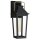 Lampe dextérieur Mur Noir E27 IP44 H : 42,9 cm Rustique