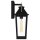 Lampe dextérieur Mur Noir E27 IP44 H : 42,9 cm Rustique