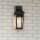 Lampe dextérieur Mur Noir E27 IP44 H : 42,9 cm Rustique
