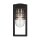 Applique murale extérieure H : 33 cm IP44 Noir E27 carré petit