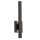Applique extérieure LED aluminium H : 56 cm IP44 noir indirect