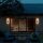 Applique extérieure LED aluminium H : 56 cm IP44 noir indirect