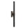 Lampe LED dextérieur murale 76,2 cm de haut IP44 noir lumière indirecte