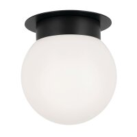 Lampe de plafonnier Abat-jour sphérique verre...