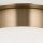 Plafonnier E27 Ø 20,3 cm métal verre en bronze blanc
