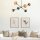 Suspension Métal Câble H : max. 162,5 cm Noir Beige E14