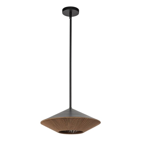 Suspension corde métal Ø 38,1 cm H : max. 137,8 cm