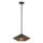 Suspension corde métal Ø 38,1 cm H : max. 137,8 cm