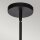Suspension corde métal Ø 38,1 cm H : max. 137,8 cm