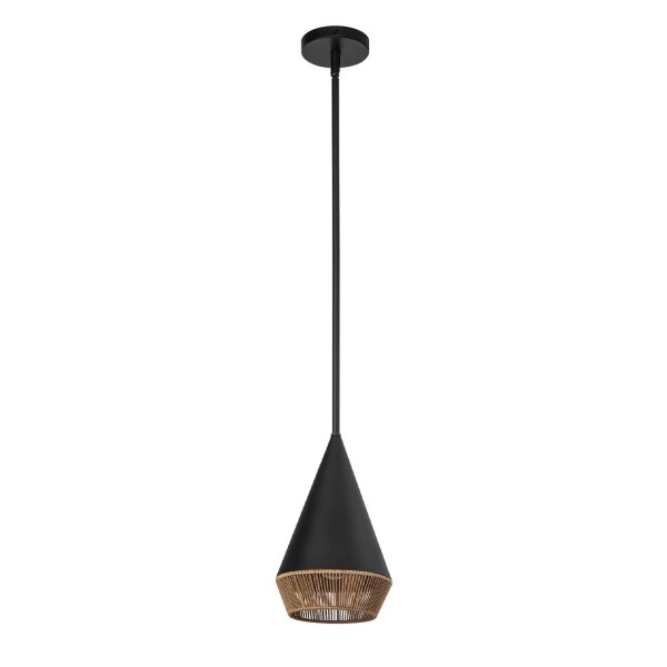 Suspension métal corde D : 18,1 cm Réglable en hauteur E27