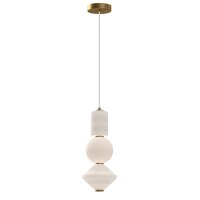 Suspension LED verre métal L : 19,8cm Moderne...