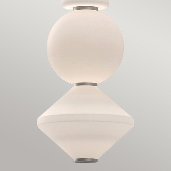 Lampe LED à suspendre Moderne réglable verre métal faible éblouissement 3000K