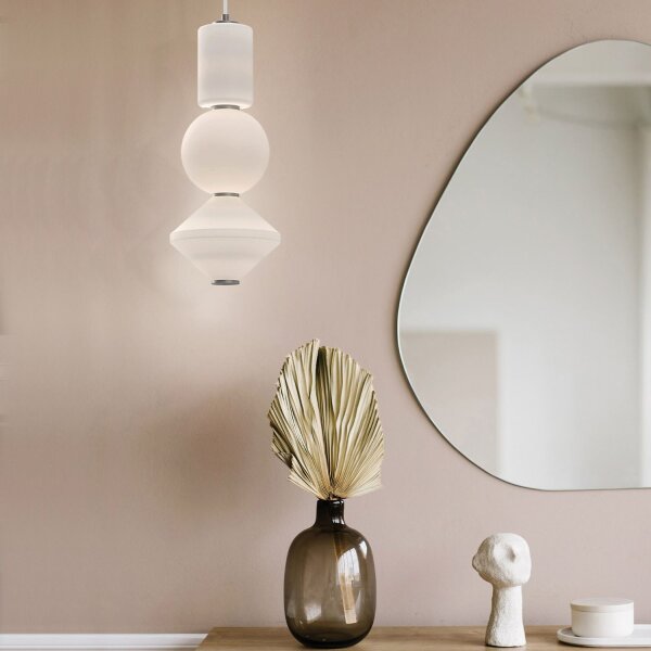 Lampe LED à suspendre Moderne réglable verre métal faible éblouissement 3000K