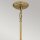 Suspension verre métal D : 37 cm H : max. 143,9 cm E27
