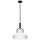 Lampe à suspendre aspect albâtre D : 37 cm en bronze blanc antique