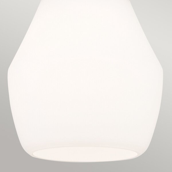 Suspension Abat-jour en verre étroit Ø 17,8 cm H : max. 144,5 cm E27