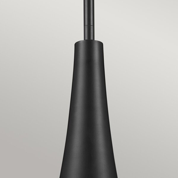 Suspension Abat-jour en verre étroit Ø 17,8 cm H : max. 144,5 cm E27