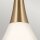 Lampe à suspendre verre métal E27 H : max. 144,5 cm Moderne