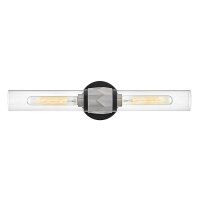 Lampe de salle de bain métal verre L : 56,5 cm...