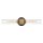 Lampe de salle de bain murale 56,5 cm de large IP44 2x E27 métal verre