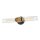 Lampe de salle de bain murale 56,5 cm de large IP44 2x E27 métal verre