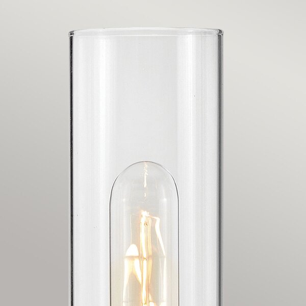 Lampe de salle de bain métal verre E27 IP44 H : 34,6 cm Moderne GRETA