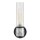 Lampe de salle de bain métal verre E27 IP44 H : 34,6 cm Moderne GRETA