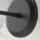 Applique Métal Verre H : 22,2 cm Noir Blanc E14 Rétro