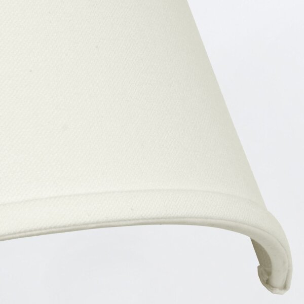 Applique métal tissu 38,1 cm de large E14 2 flammes