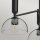 Lampe à suspendre noire verre métal E27 96,8 cm de large Rétro