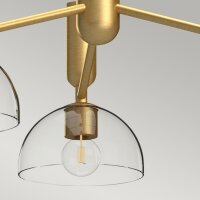 Lampe à suspendre verre métal 96,8 cm de...