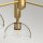 Lampe à suspendre verre métal 96,8 cm de large 3-flamme E27
