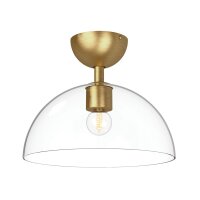 Lampe de plafonnier verre métal E27 Ø 30,5...